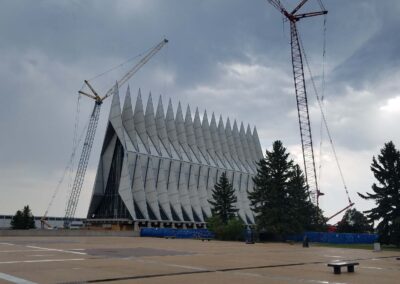 Cladding the USAF Academy Chapel for Repairs
